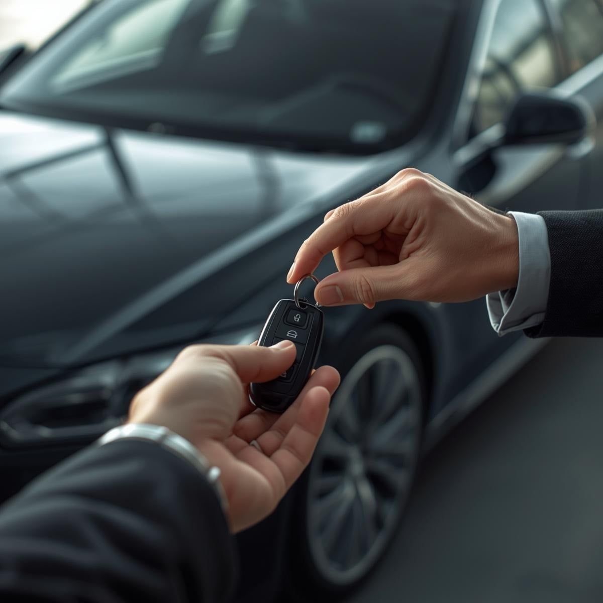 Overdracht van autosleutels